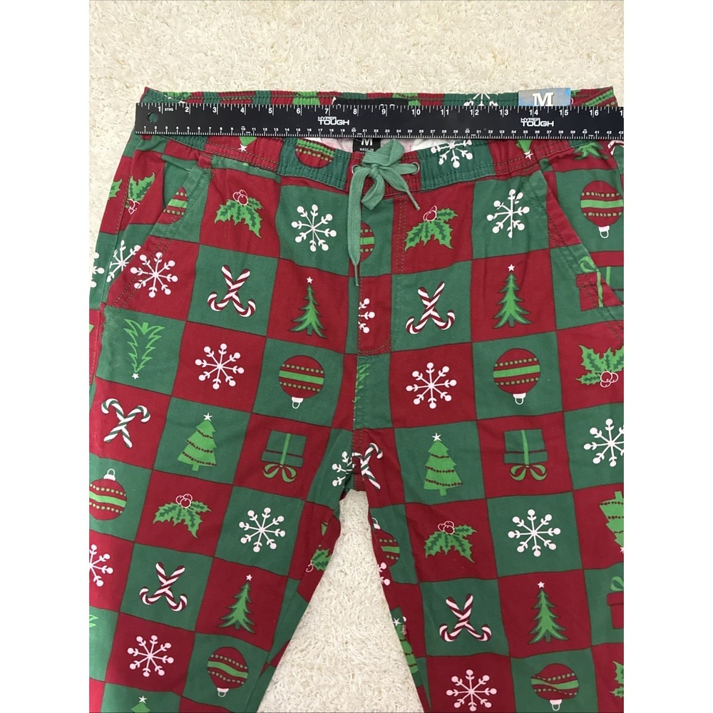 Iron Co. Christmas Holiday Jogger Pants Mens Sz M Tapered Holiday Pants - Picture 6 of 7